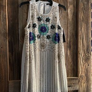 Brand New with tags beaded cocktail dress